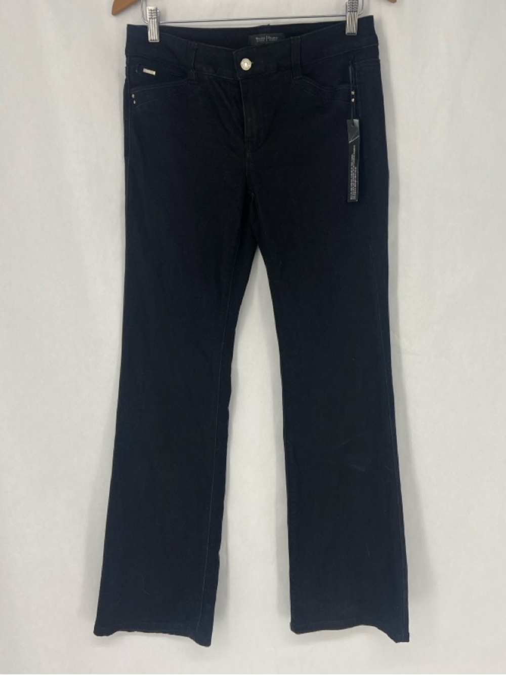White House Black Market Black Modern Flare Jeans